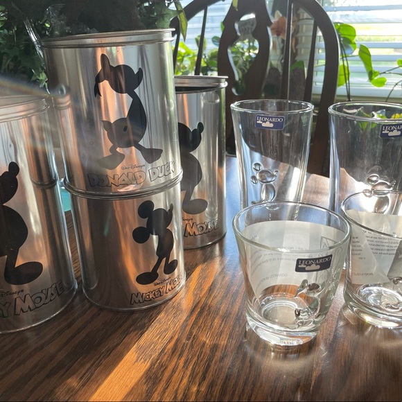 Leonardo Mickey Mouse glass set (never used)